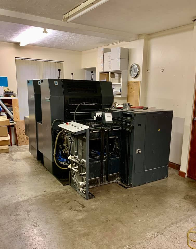 Installation of Glenside's Heidelberg Speedmaster SM 52-2