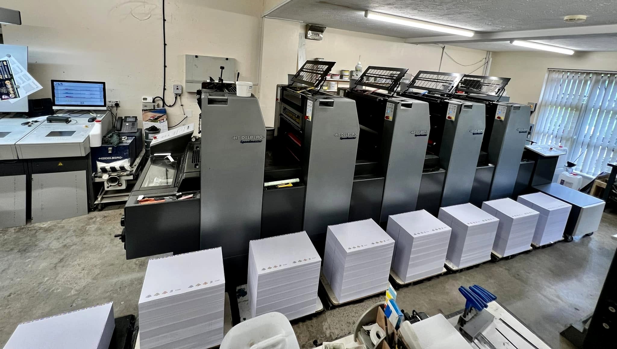 Five-colour Heidelberg Speedmaster