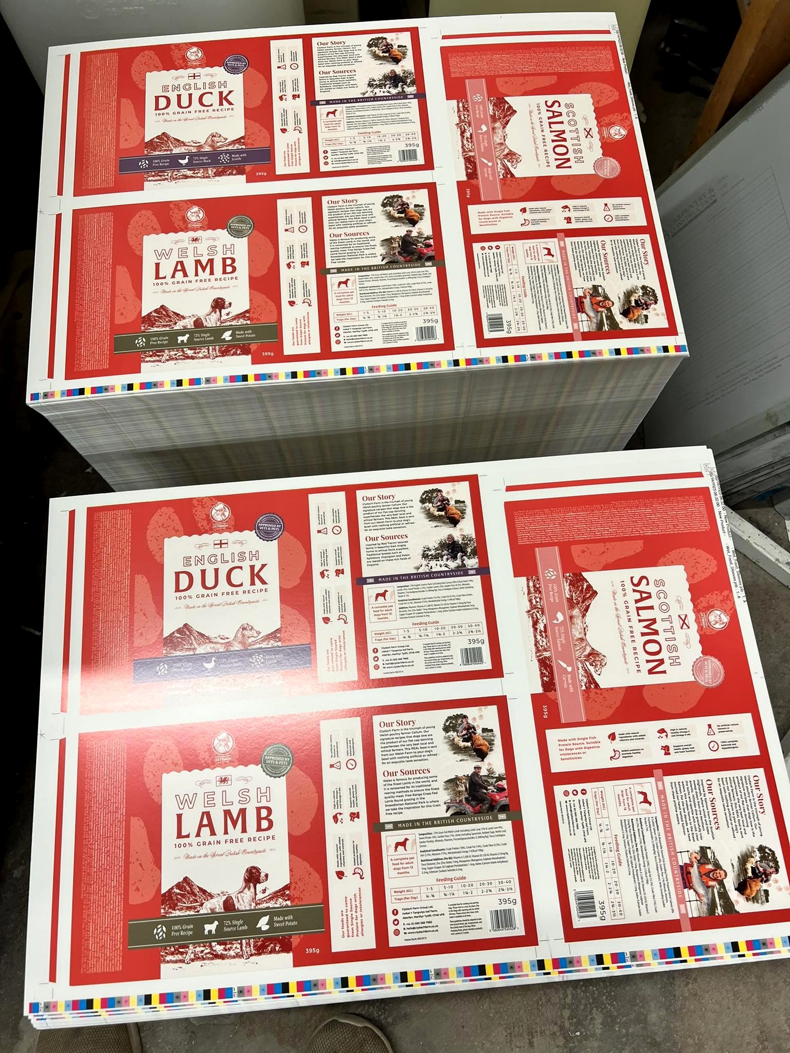Printed packaging sleeves
