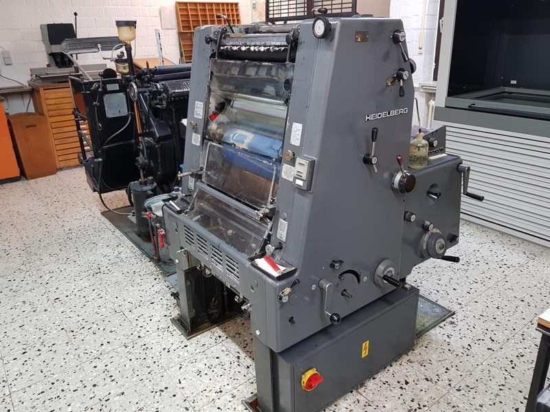Heidelberg lithographic press at Glenside Printing